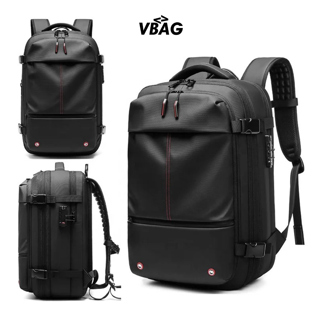 Versatile 17-Inch Travel Backpack with Vacuum Compression – Laptop, Hiking, & Business Bag